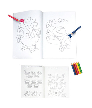 Gogo Kids Stripes And Colors Activity & Coloring Book Combo Pack (Pack of 2 sets)