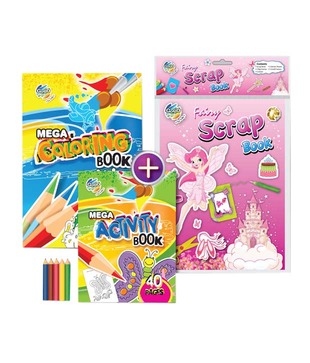 Gogo Kids Magic Drills Activity & Coloring Book Combo Pack (Pack of 2 sets)