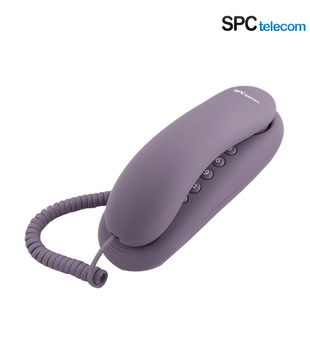 SPC Ergonomic Designed Corded Landline Phone 3016 (Violet)