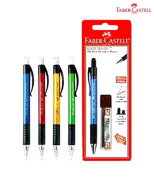 Faber Castell Auto Mech Pencils (0.5 mm) (5 packs-10 each)