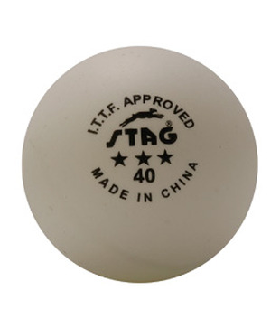 Stag Three Star Premium I.T.T.F.  Approved TT Balls (96 Pcs)