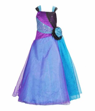 Kilkari Stylish Blue & Purple Dress For Kids