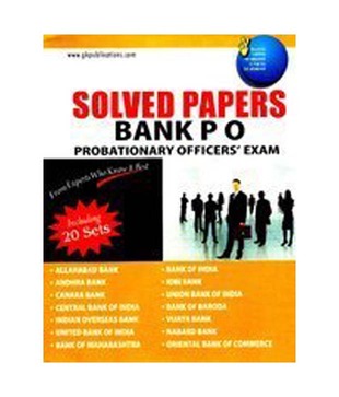 Solved Papers BANK P.O. Probationary Officers Recruitment Exam.