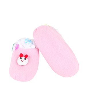 Isabelle Pink Teddy Infant Booties Pack of 2 For Kids
