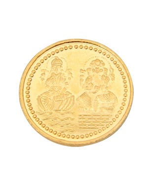 AJ Hallmarked Gold Coin 5gms