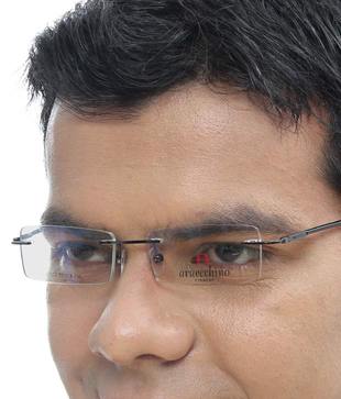Aruecchino Gun Coloured Stainless Steel Eyewear