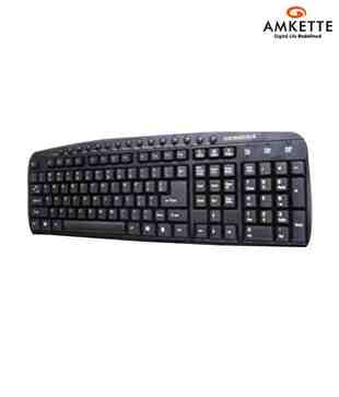 Amkette Black Multimedia Keyboard RX3 (PS/2)