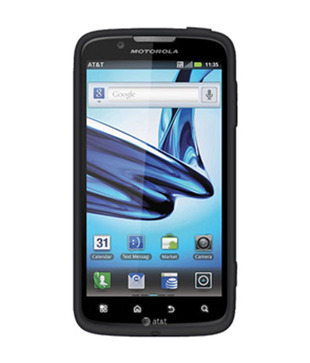 Amzer 92621 Silicone Case Black for Motorola ATRIX 2 MB865