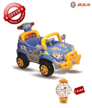 BSA Champ Jeep With Remote with free kids watch