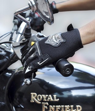 Knight Hood - Gloves Full - Black