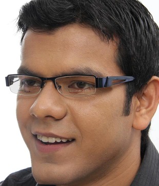 Chorus Trendy Blue Metal Eyewear