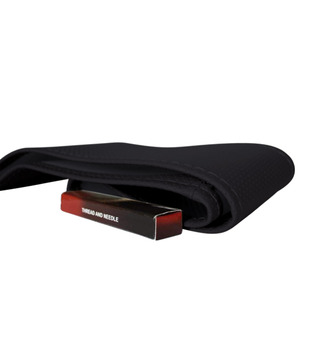 Premium Leatherite Steering Cover Large - Black