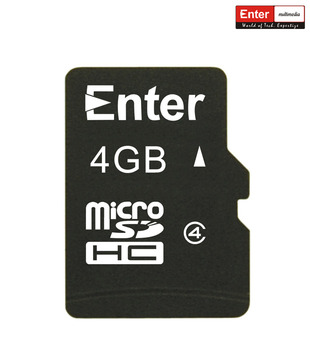 Enter 4 GB Micro SD Card (Class 4)