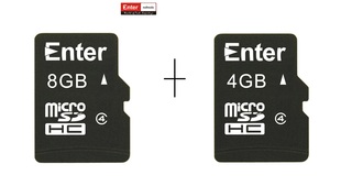 Enter 8 GB Micro SD Card (Class 4)+Enter 4 GB Micro SD Card (Class 4)