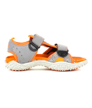 Liberty Footfun Grey & Orange Sandals
