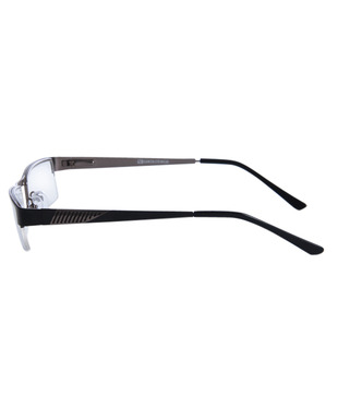 Gansta Spiffy Black Rectangular Optical Frame