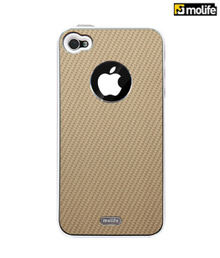 Molife I-Phone Beat Gold Finger Mobile Case (BE-GF-IP4)