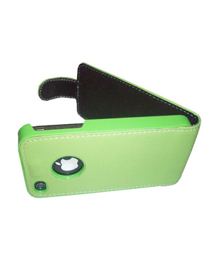 Gripss Iphone 4/4s Leather Cover-GSMC 1001-A011 (Green)