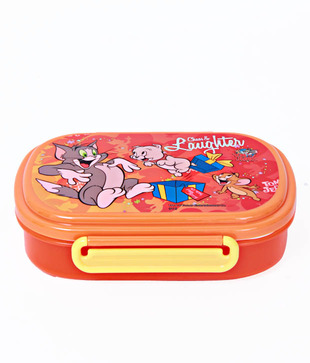 Tom & Jerry Orange Attractive Lunch Box