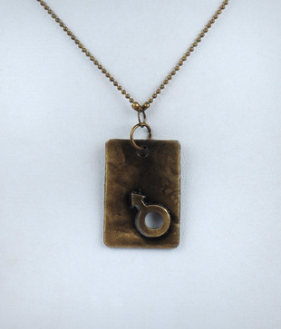 Isabelle Pretty Copper Brown Neckpiece For Kids