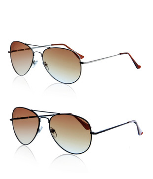 Just Colours Stylish Brown Aviator Sunglasses Combo