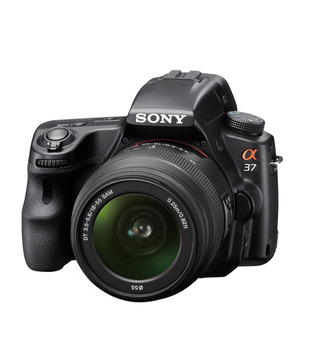Sony SLT A37 16.1 MP SLR with SAL 18-55mm Kit Lens (Black)