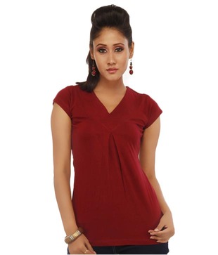 Lanos Fab Maroon & Green T-Shirt Combo