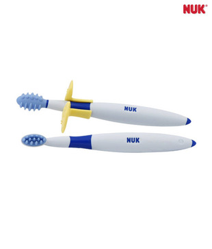 NUK Training Toothbrush Set + Protective Ring