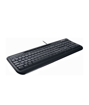 Microsoft Wired Desktop 600 USB 2.0 Keyboard (Black)