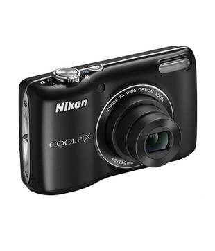 Nikon Coolpix L26 16.1 MP Point & Shoot Digital Camera (Black)