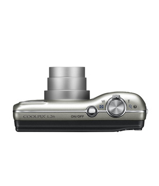 Nikon Coolpix L26 16.1MP Point & Shoot Digital Camera (Silver)