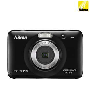 Nikon Coolpix S30 Point & Shoot Digital Camera (Black)