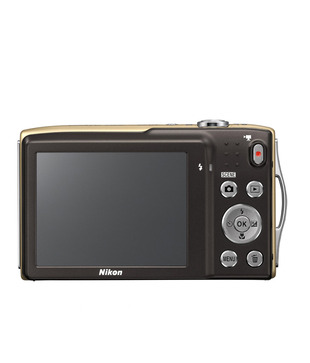 Nikon Coolpix S3300 16MP Point & Shoot Camera (Gold)