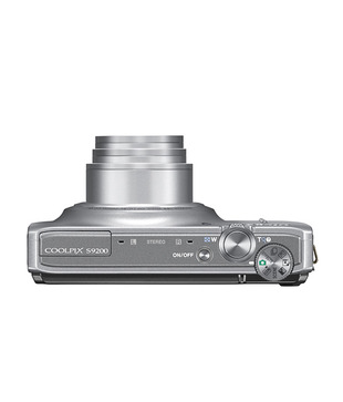 Nikon Coolpix S9200 16MP Point & Shoot Digital Camera (Silver)