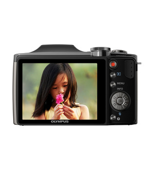Olympus SZ-31MR 16MP Point & Shoot Digital Camera (Black)