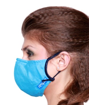 Respra - Anti Pollution Mask - Light Blue (Pack of 2)