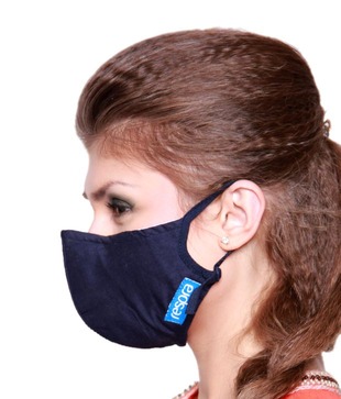 Respra - Anti Pollution Mask - Dark Blue (Pack of 3)