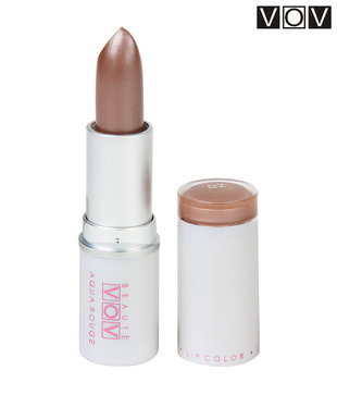 Vov Aqua Rouge Pink Lipstick 02  Silver Sand_discontinued