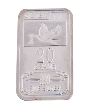 Shanti Auspicious 20 Grams Silver Coin