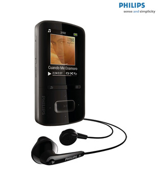 Philips 4GB Vibe MP-4 Player -Black
