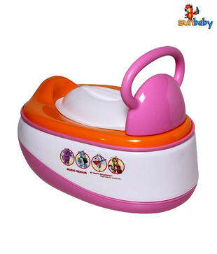 Sunbaby Pink Hygienic & Comfortable Potty Trainer