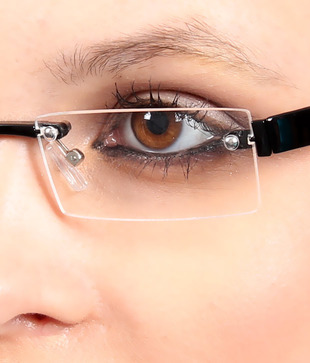 SD Fabulous Black Rimless Optical Frame