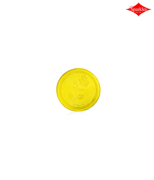 Sparkles 0.5 Gm Gold Coin