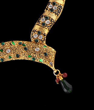 Deccan Pearls Designer Gld set