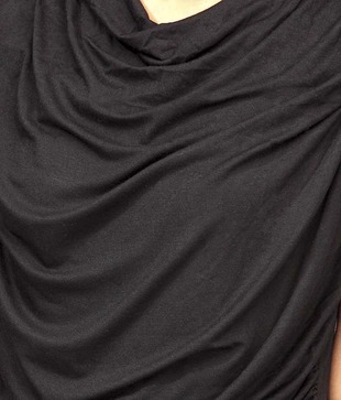 Spanky Black Gathered Top