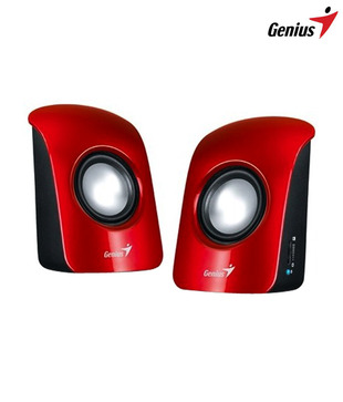 GENIUS-Sp-U115-Red-Stereo Usb Speakers