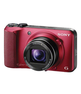 Sony CyberShot DSC HX10V 18.2MP Point & Shoot Camera (Red)