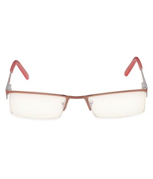 Spice Brown Semi-Rimless Optical Frame