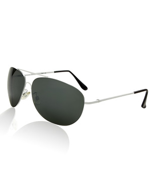 Color Line Slim White Aviator