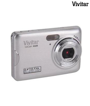 Vivitar ViviCam X029 Point & Shoot Camera (Silver) (with Freebie: 2 GB card worth 499.00, 1 year Vivitar India warranty) 